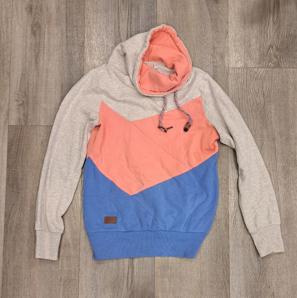 TWIK Colour Block Tunnel-neck Sweatshirt